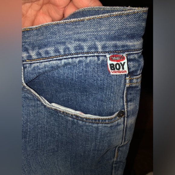 Men’s Boy London (designer) Blue Jeans (33 inch waist 34 inch inseam) - Picture 5 of 11
